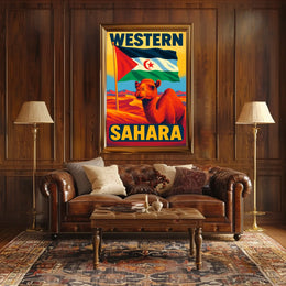 Western Sahara Adventure Poster