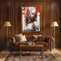 Cybernetic Elegance Poster