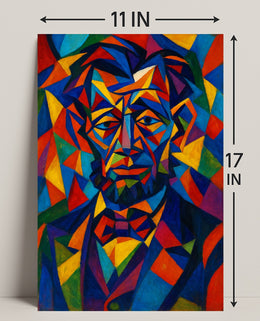 Cubist Historical Figure Art Print - Abstract or Artistic Poster