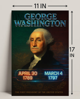 George Washington 1st President Poster PosterGoat