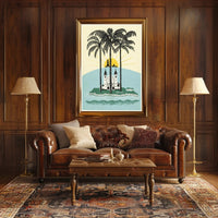 Tropical Sunrise Over Malang Poster PosterGoat