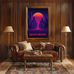 Neon Nights Poster