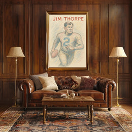 Jim Thorpe Legendary Athlete Poster