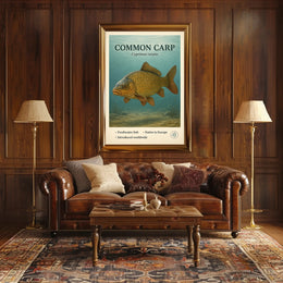 Common Carp Cyprinus carpio Poster