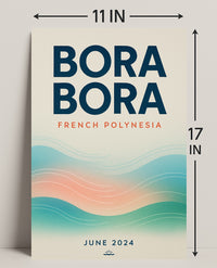 Bora Bora Travel Poster PosterGoat