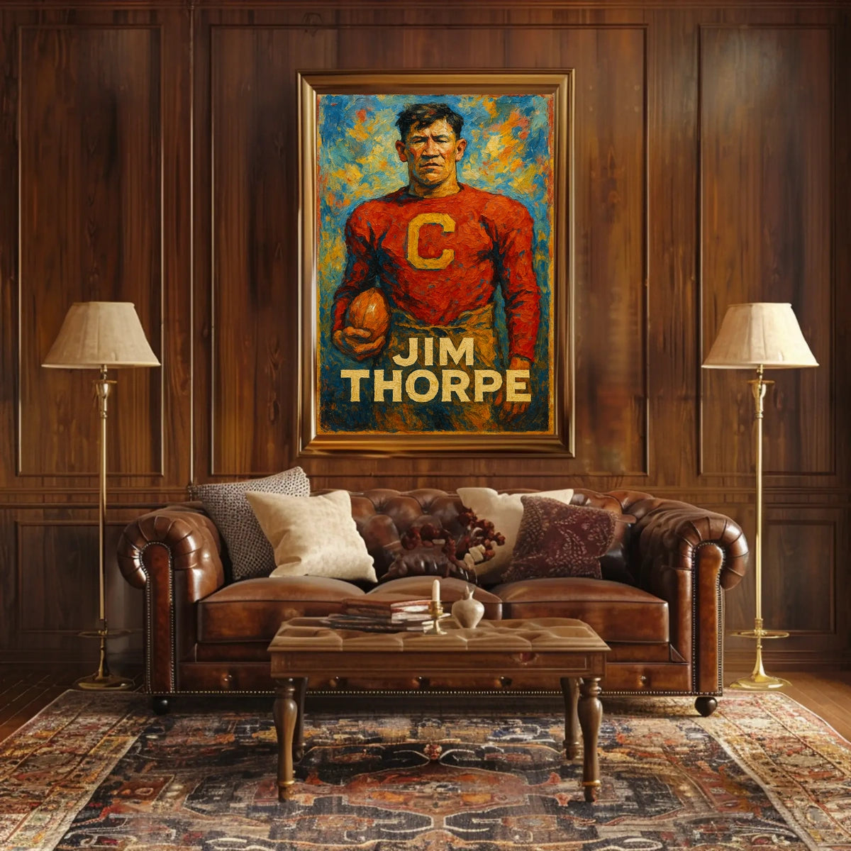 Jim Thorpe Portrait Poster