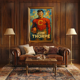 Jim Thorpe Portrait Poster