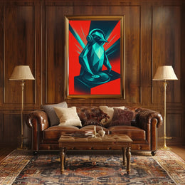 Dj Penguin Groove Poster