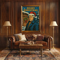Merry Christmas Portrait Poster