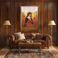 Saint Rose of Lima Poster PosterGoat