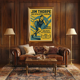 Jim Thorpe Legendary Athlete Jim Thorpe Poster