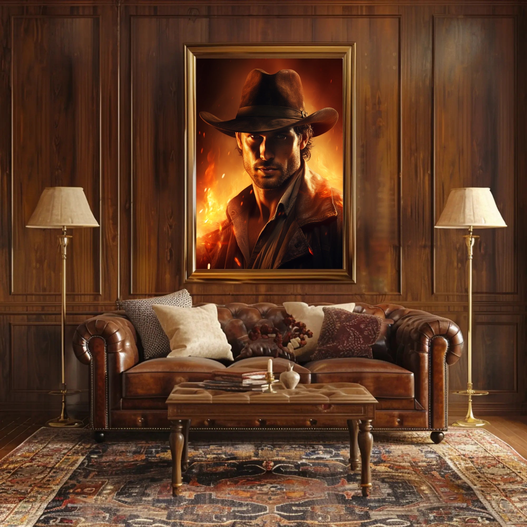 The Fiery Adventurer Poster