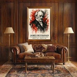 James Buchanan Poster: Historical Presidential Era Wall Art