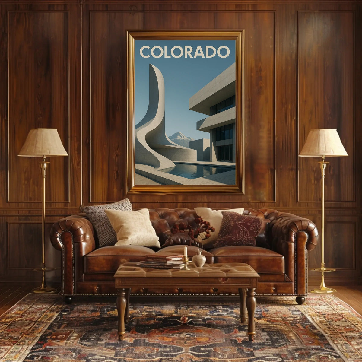 Modern Architecture In Colorado Modern Poster