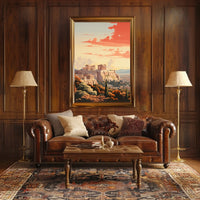 Acropolis of Athens: Ancient Beauty Travel Poster