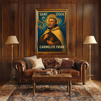 Saint Simon Stock Carmelite Friar Poster