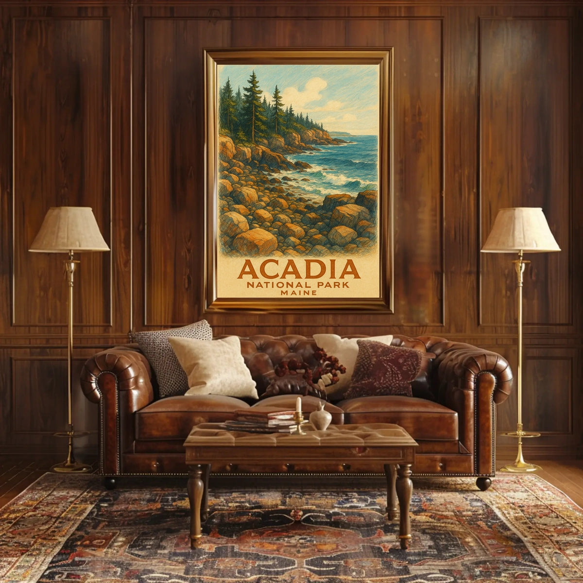 Acadia National Park Maine Poster