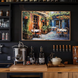 Charming Café Corner Poster
