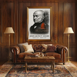 John Quincy Adams 6th President of the United States Reflections Poster