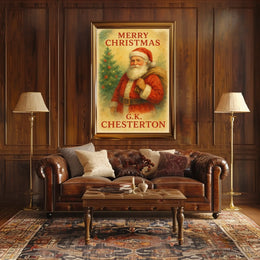 Classic Holiday Cheer Vintage-Style Christmas Cultural Poster