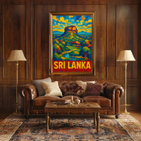 Sri Lanka Vibrant Landscape Poster