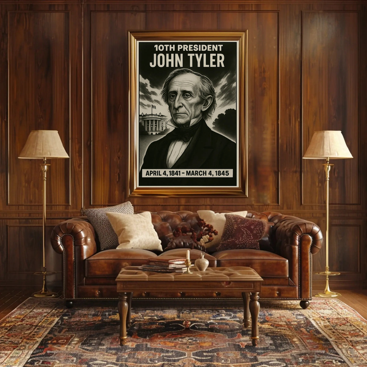 John Tyler 10Th President Poster