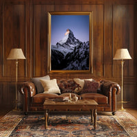 Majestic Mountain Peak Poster