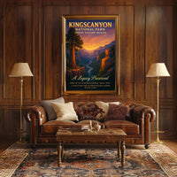 Kings Canyon National Park A Legacy Preserved Poster