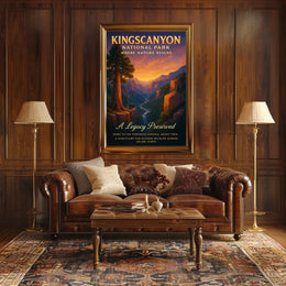 Kings Canyon National Park A Legacy Preserved Poster