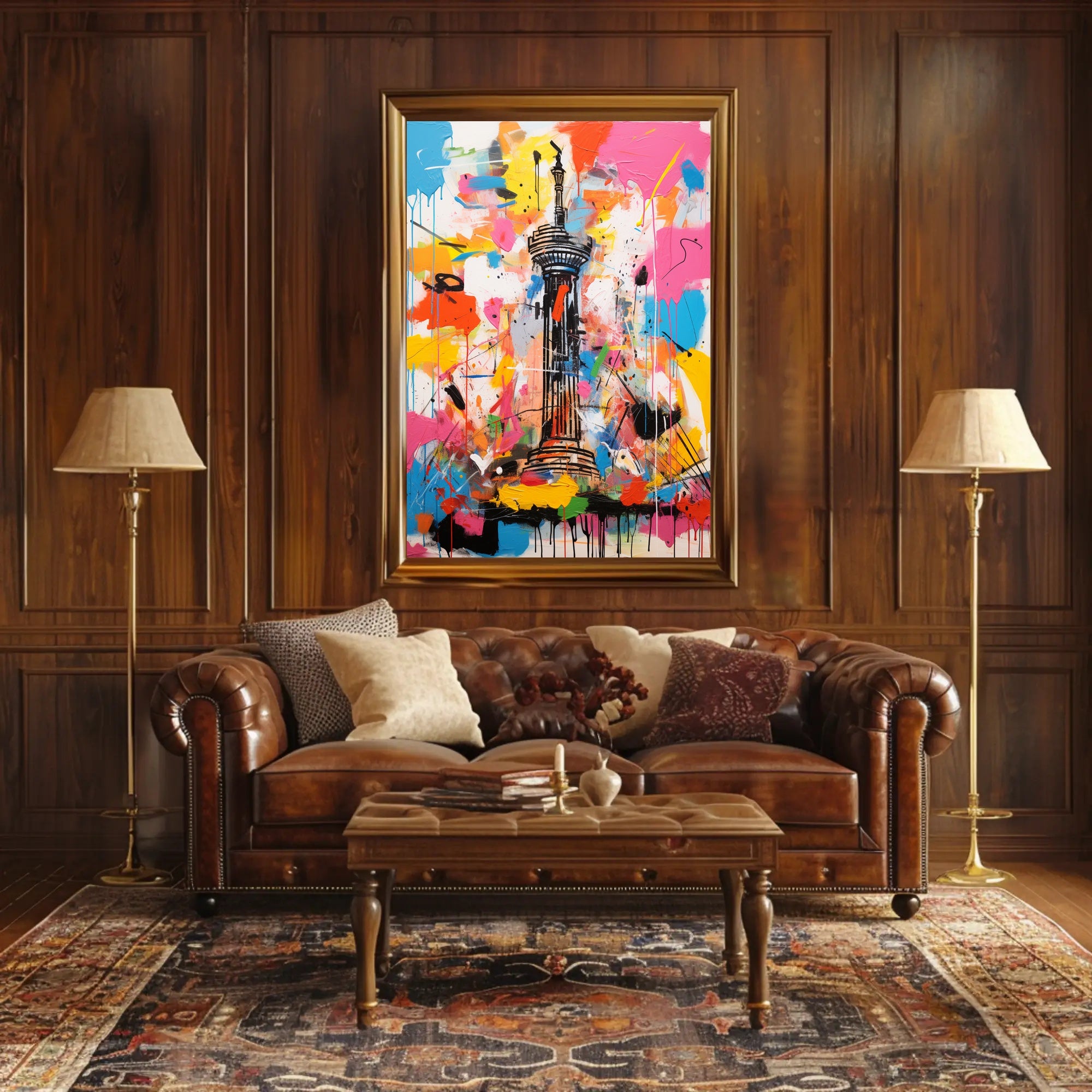 Vibrant Tower Poster
