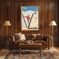 Neige Et Soleil Valloire Ski Resort Poster
