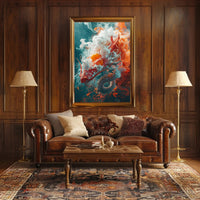 Mystical Dragon Fantasy Art Poster: Hyper-Realistic Design PosterGoat