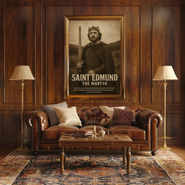 Saint Edmund The Martyr Poster