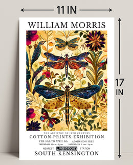 William Morris Inspired Exhibition Art Nouveau Poster