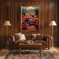 Vintage Journey Through a Dreamscape Poster