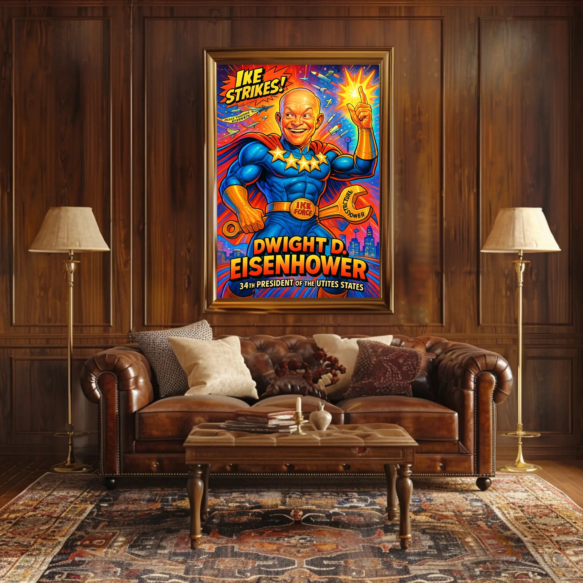 Dwight D. Eisenhower 34th President Poster PosterGoat