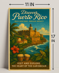 Discover Puerto Rico Wall Art Print PosterGoat