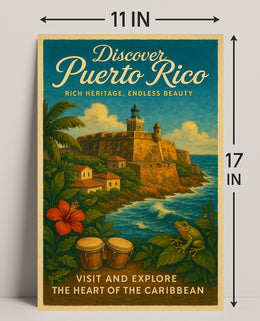 Discover Puerto Rico Wall Art Print PosterGoat