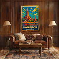 Bangkok Travel Poster