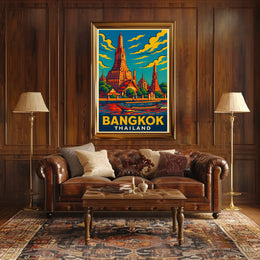 Bangkok Travel Poster