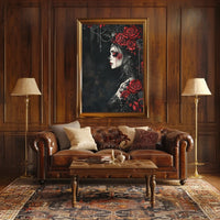 Gothic Romantic Aura Women's Art in Artistic or Pop Culture Poster