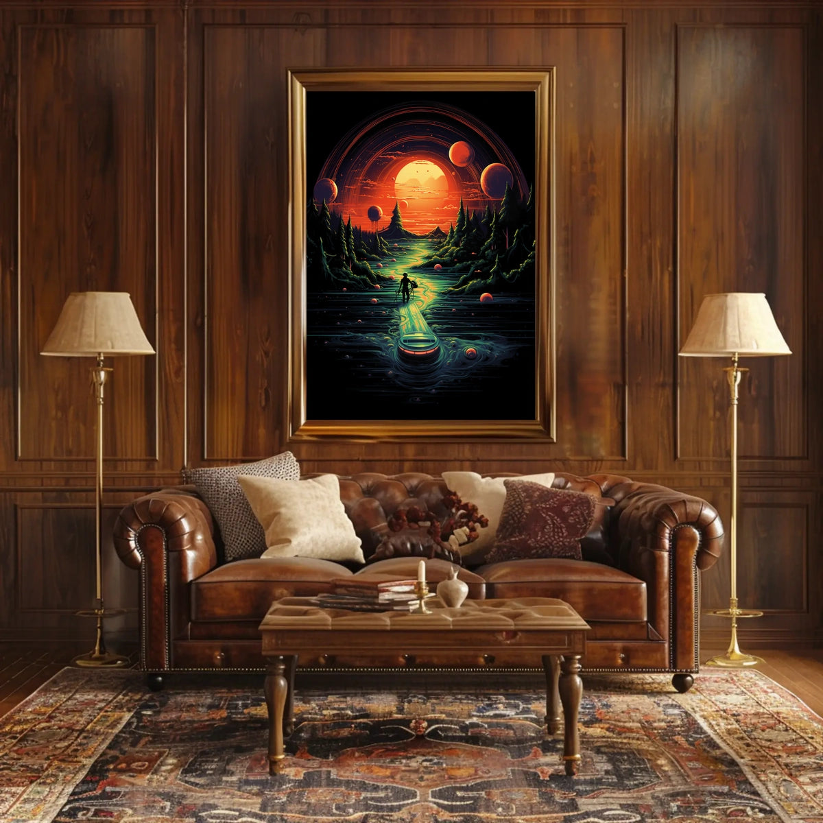 Journey Through An Alien Landscape Poster