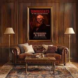Rutherford B. Hayes 19th President of the United States Zombidents Poster Series