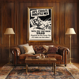 Retaliation and Patriotism in Wartime Poster PosterGoat