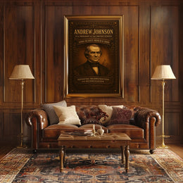 Andrew Johnson 17th President Poster