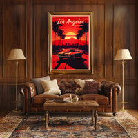 Vintage in Los Angeles Poster