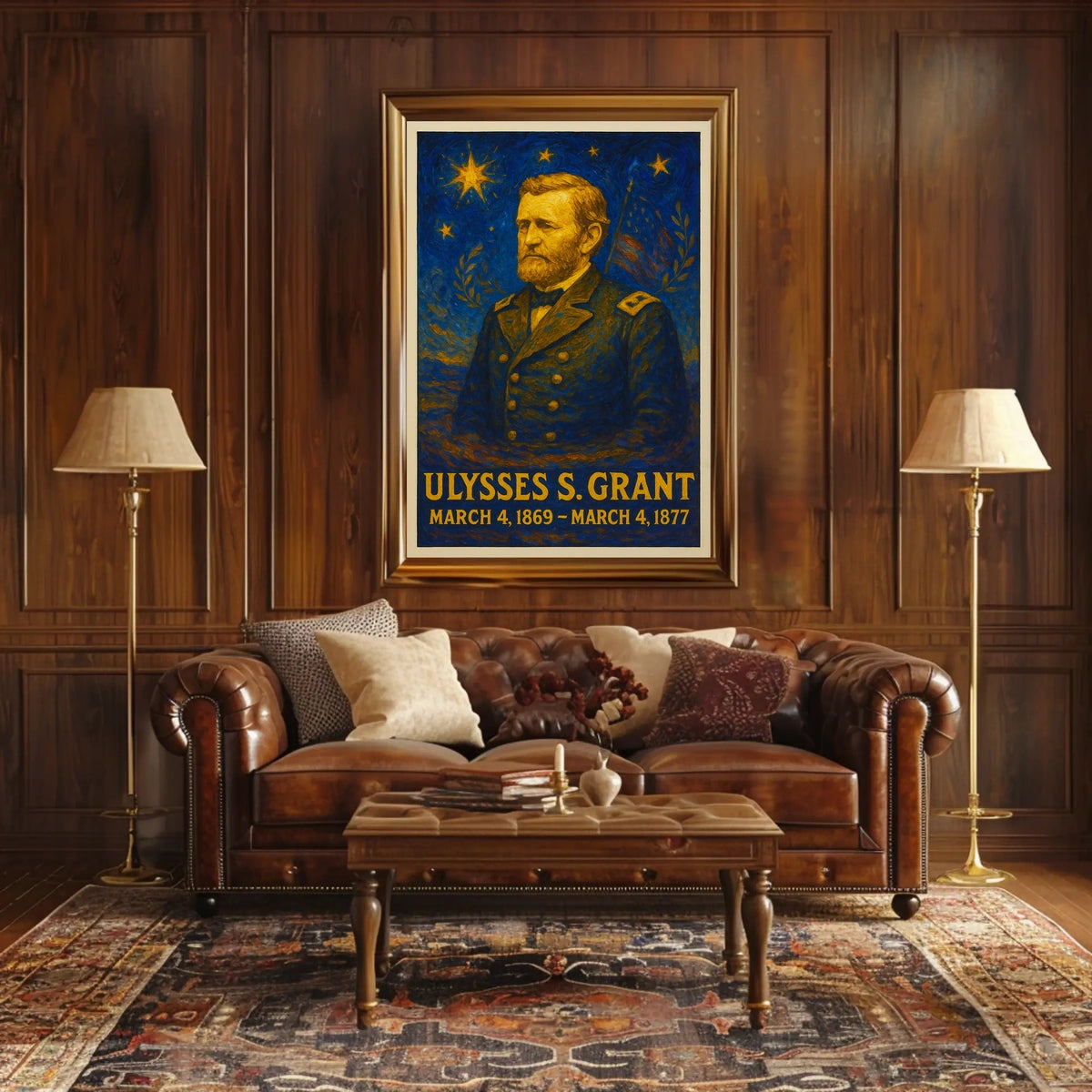 Ulysses S. Grant Presidential Tenure Poster