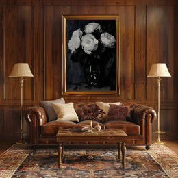 Elegant Impressionistic Floral Painting Art Poster PosterGoat