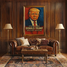 Donald Trump 47th President Poster