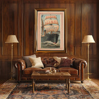 State Line for Europe Poster PosterGoat